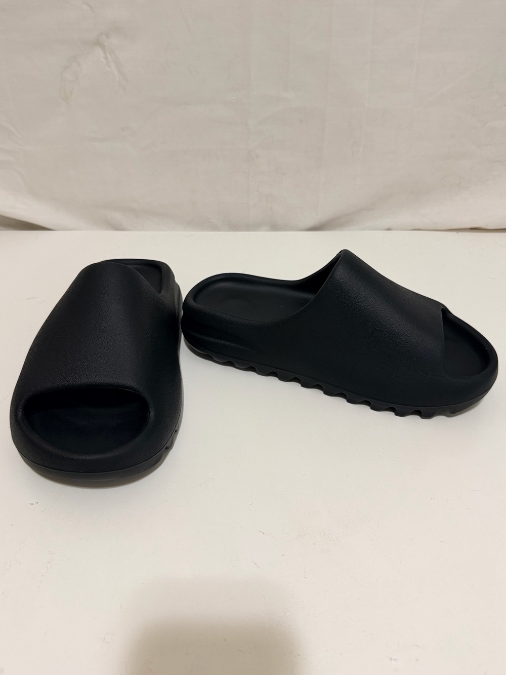 YS 01 Black Slip On Foam Slide Sandal Sizes 7/8/9